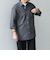 SHIPS any:〈洗濯機可能〉コットン/リネン ７分袖 レギュラー シャツ 25SS◇