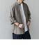 SHIPS any:〈洗濯機可能〉コットン/リネン ７分袖 レギュラー シャツ 25SS◇