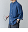 SHIPS any:〈洗濯機可能〉コットン/リネン ７分袖 レギュラー シャツ 25SS◇