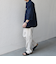 SHIPS any:〈洗濯機可能〉コットン/リネン ７分袖 レギュラー シャツ 25SS◇