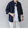 SHIPS any:〈洗濯機可能〉コットン/リネン ７分袖 レギュラー シャツ 25SS◇
