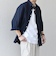 SHIPS any:〈洗濯機可能〉コットン/リネン ７分袖 レギュラー シャツ 25SS◇