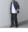 SHIPS any:〈洗濯機可能〉コットン/リネン ストライプ ７分袖 レギュラー シャツ◇