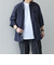 SHIPS any:〈洗濯機可能〉コットン/リネン ストライプ ７分袖 レギュラー シャツ◇