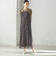 〈結婚式・パーティ〉kaene:フロッキー レース × サテン 2WAY ワンピース