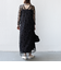〈結婚式・パーティ〉kaene:フロッキー レース × サテン 2WAY ワンピース