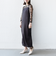 〈結婚式・パーティ〉kaene:フロッキー レース × サテン 2WAY ワンピース