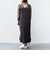〈結婚式・パーティ〉kaene:フロッキー レース × サテン 2WAY ワンピース