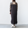〈結婚式・パーティ〉kaene:フロッキー レース × サテン 2WAY ワンピース