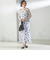 〈結婚式・パーティ〉kaene:フロッキー レース × サテン 2WAY ワンピース