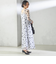 〈結婚式・パーティ〉kaene:フロッキー レース × サテン 2WAY ワンピース