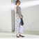 〈結婚式・パーティ〉kaene:フロッキー レース × サテン 2WAY ワンピース