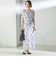 〈結婚式・パーティ〉kaene:フロッキー レース × サテン 2WAY ワンピース
