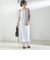 〈結婚式・パーティ〉kaene:フロッキー レース × サテン 2WAY ワンピース