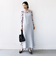 〈結婚式・パーティ〉kaene:フロッキー レース × サテン 2WAY ワンピース