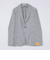 TAGLIATORE: メランジ グレー ホップサック ジャケット