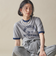 SHIPS NINE CASE:〈洗濯機可能〉プリント リンガー TEE