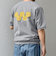 【SHIPS any別注】athletic wear MASON: スマイルマーク/刺繍 スウェット Tシャツ◇