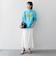 【SHIPS any別注】athletic wear MASON: スマイルマーク/刺繍 スウェット Tシャツ◇