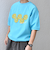 【SHIPS any別注】athletic wear MASON: スマイルマーク/刺繍 スウェット Tシャツ◇