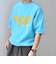 【SHIPS any別注】athletic wear MASON: スマイルマーク/刺繍 スウェット Tシャツ◇