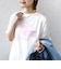 《一部追加予約》【SHIPS別注】81BRANCA:ロゴ 5分袖 TEE