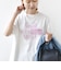 《一部追加予約》【SHIPS別注】81BRANCA:ロゴ 5分袖 TEE