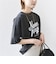 《一部追加予約》【SHIPS別注】81BRANCA:ロゴ 5分袖 TEE