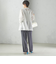 〈手洗い可能〉キュプラ混 ツイル ポケット パンツ
