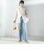 〈手洗い可能〉IMPERIAL LINEN Wポケット ノースリーブ シャツ