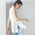 〈手洗い可能〉IMPERIAL LINEN Wポケット ノースリーブ シャツ