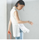 〈手洗い可能〉IMPERIAL LINEN Wポケット ノースリーブ シャツ