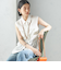 〈手洗い可能〉IMPERIAL LINEN Wポケット ノースリーブ シャツ