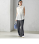 〈手洗い可能〉IMPERIAL LINEN Wポケット ノースリーブ シャツ