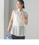 〈手洗い可能〉IMPERIAL LINEN Wポケット ノースリーブ シャツ