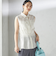 〈手洗い可能〉IMPERIAL LINEN Wポケット ノースリーブ シャツ