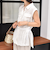 〈手洗い可能〉IMPERIAL LINEN Wポケット ノースリーブ シャツ