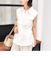 〈手洗い可能〉IMPERIAL LINEN Wポケット ノースリーブ シャツ