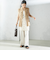 〈手洗い可能〉IMPERIAL LINEN Wポケット ノースリーブ シャツ