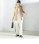 〈手洗い可能〉IMPERIAL LINEN Wポケット ノースリーブ シャツ