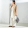 〈手洗い可能〉IMPERIAL LINEN Wポケット ノースリーブ シャツ