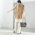 〈手洗い可能〉IMPERIAL LINEN Wポケット ノースリーブ シャツ