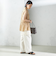 〈手洗い可能〉IMPERIAL LINEN Wポケット ノースリーブ シャツ