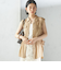 〈手洗い可能〉IMPERIAL LINEN Wポケット ノースリーブ シャツ