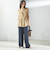 〈手洗い可能〉IMPERIAL LINEN Wポケット ノースリーブ シャツ