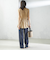 〈手洗い可能〉IMPERIAL LINEN Wポケット ノースリーブ シャツ