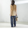〈手洗い可能〉IMPERIAL LINEN Wポケット ノースリーブ シャツ