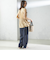 〈手洗い可能〉IMPERIAL LINEN Wポケット ノースリーブ シャツ