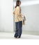〈手洗い可能〉IMPERIAL LINEN Wポケット ノースリーブ シャツ