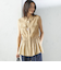 〈手洗い可能〉IMPERIAL LINEN Wポケット ノースリーブ シャツ